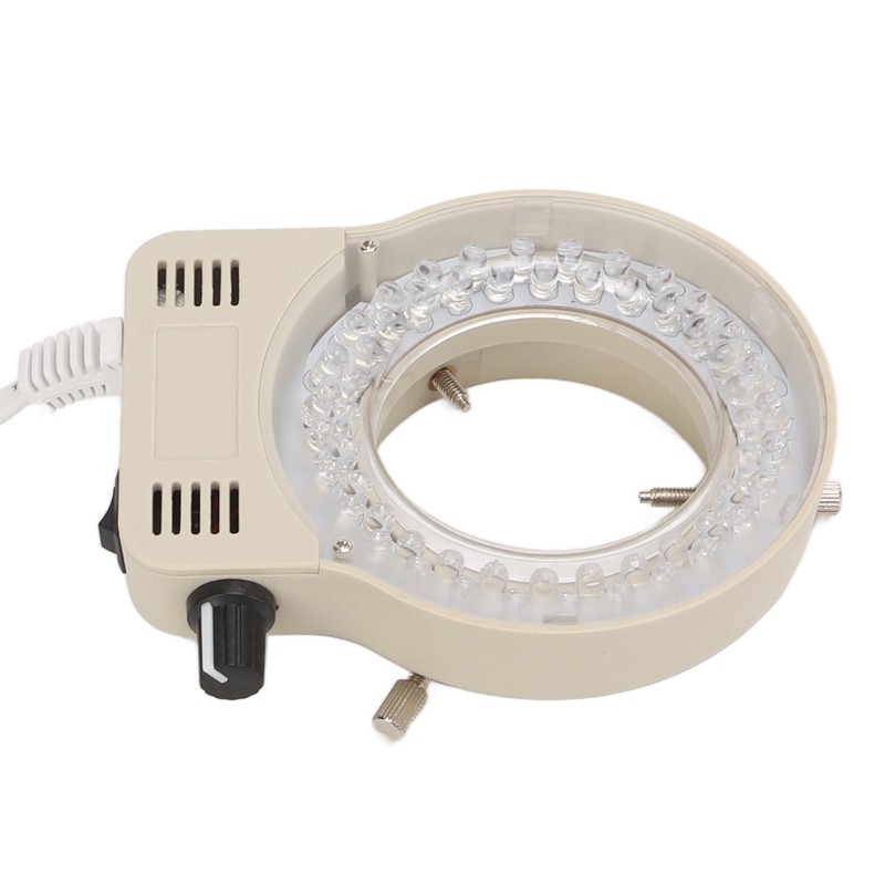 Microscope Illuminator Ring LED Light Source Adjustable Accessory 100‑240V