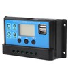 KIMISS Controlador de Carga Solar PWM, 50A 12V 24V Controlador