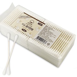 GWM Vinyl Cotton Paper Stick Greenbee Paper Swabs 400p Ear Cleaning Portable Ear Pick Ear Cleaning Paper Swabs Ear Pick Swabs