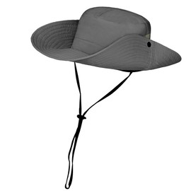 Tphon - Sombrero de sol para mujer, safari, sombrero de pesca para playa, verano, con ala ancha, protección UV para exteriores, 02 gris, 6 3/4-7 3/8