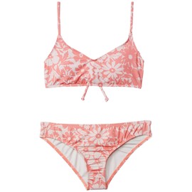 Billabong Girls' Way to Love Strappy Tank Two Piece Swimsuit Set, Multi, 6