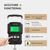 Luggage Scale Hand Scale Fishing Scale with Measuring Tape Ruler