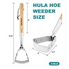 Hula Hoe Stirrup Hoe Mini for Weeding Action/Scuffle Loop Hoe