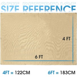 YesWelder Fiberglass Welding Blanket 4' x 6' Fireproof Blanket 1/3”(8mm) Thickened