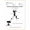 STALKER Clamp-on POLICE RADAR ANTENNA BRACKET Dual DSR DSR 2X