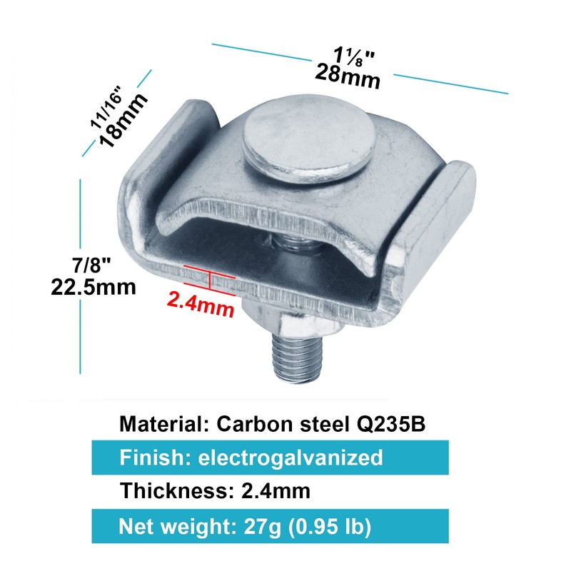 OTTFF 30 Pack Splice Washer Kit, Reinforced Joint Gridwall Clamp
