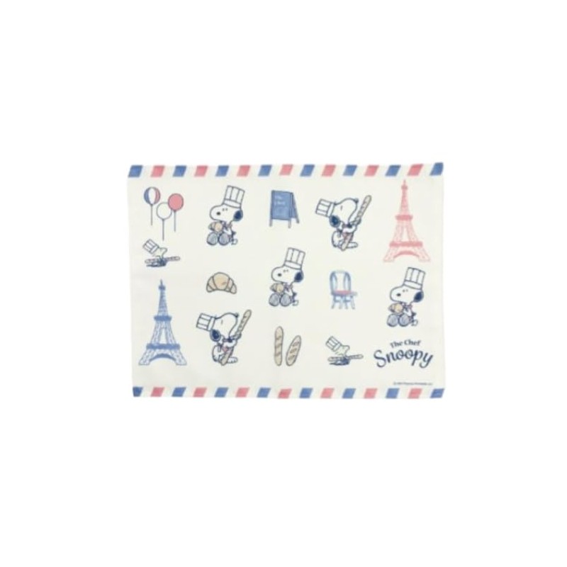 Marimo Craft SPZ-3502 Cafe Chef Snoopy Polyester Placemat