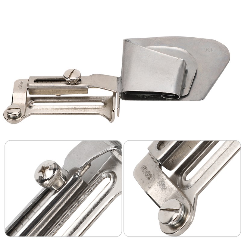 Sewing Machine Binder Lockstitch Presser Foot Hemmer Rolled Hem Binding