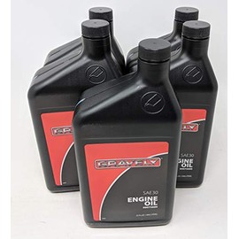 Gravely 5-Pack 00073600 SAE 30 4-Cycle Engine Oil Quart