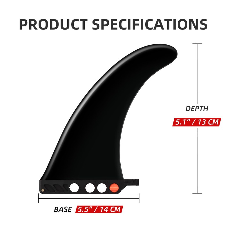 THURSO SURF SUP Click Fin - All-Around Center Fin for