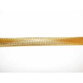1/8" BRAIDED BRASS EXPANDABLE FLEX SLEEVE, WIRING HARNESS, LOOM, FLEXABLE WIRE COVER (10 Feet)
