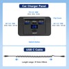 TSV 3 Port 12V USB Outlet Panel Wall Mount, 36W