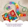 Melissa & Doug Primary Lacing Beads - Educational Toy with