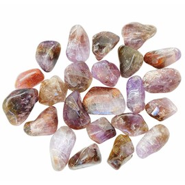 BellaMira Super Seven Tumblestone Healing Crystal, Single Polished Stone, Healing Crystal for Spiritual Awareness, Energizing Aura, Chakra Alignment & Activation, Enhanced Intuition & Clarity