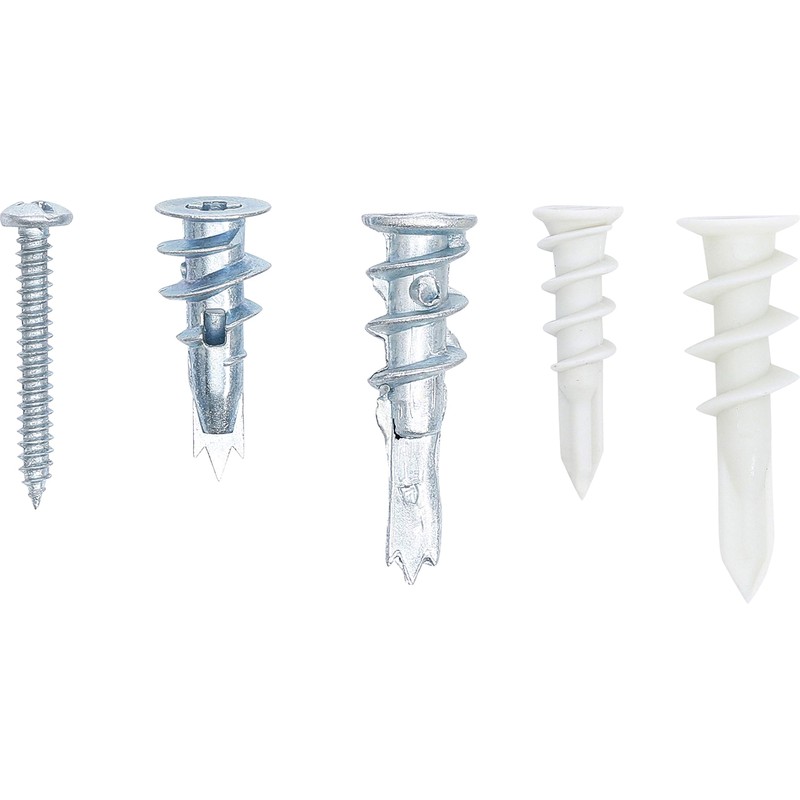 BGS Diy 88200 | Plasterboard Dowel Assortment | 100 pcs.