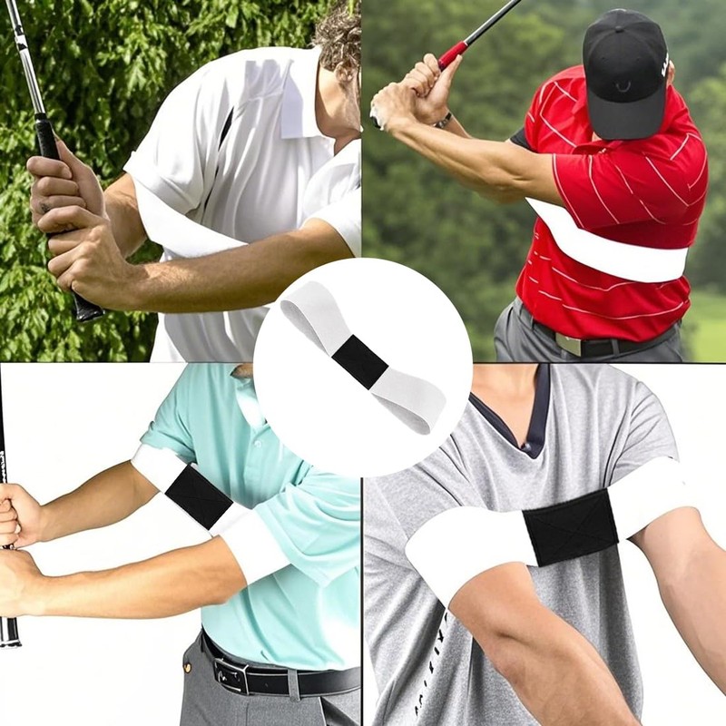 IKOPFLN Golf Training Auxiliary Swing Arm Belt, Golf Swing Posture