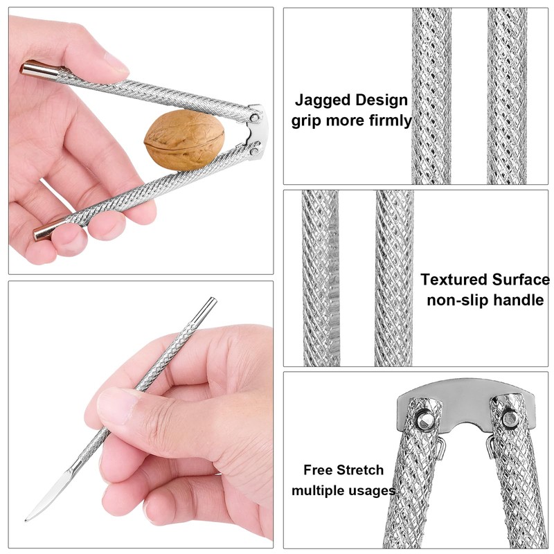 Classic Nutcracker Set Pecan Walnut Nut Cracker Tool Lobster or