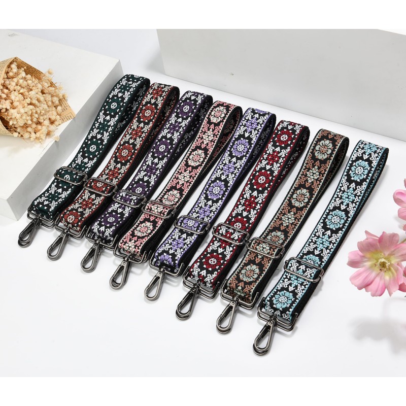 LVYOUME Wide Purse Strap Adjustable Replacement Crossbody Bag Strap Black