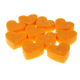 Wax Melts - Strong Scented - Natural Soy Wax - Hand Poured Hearts (Pineapple)