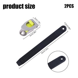 BOXOB 2 x Snowboard Ankle Ladder Strap Ties with Black Belt Buckles, Highly Elastic Snowboard Ankle Straps, Durable Snowboard Binding Parts for Snowboarding Enthusiasts