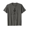 Skeleton Skeletal System Anatomy Names of Bones T-Shirt