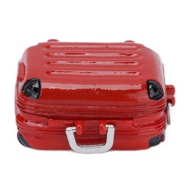 Mini Travel Hard Suitcase Cute Simulation Life Scene Dolls Travel Suitcase for DollhouseRed