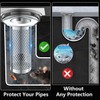 Waabose 2 Pieces Sink Plug with Hair Strainer, 2024 Drain