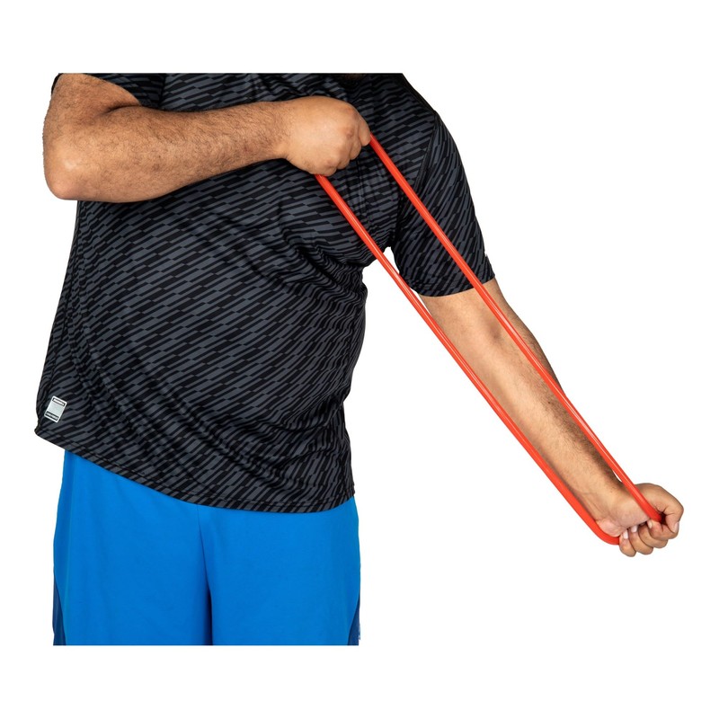 Mind Reader Rubber Chest Expander Shaped Resistance Band, Exercise Stretching