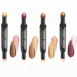 RoseFlower Eyeshaow Stick Shimmer, Matte Glitter Effect Eye Makeup Eye Liner Eye Brightener Pen - Waterpoof Long Lasting Up to 10h, 10g