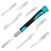 Prozwee Model Craft Hand Saw Kit(with 14PCS Saw Blades),Modeling Knife