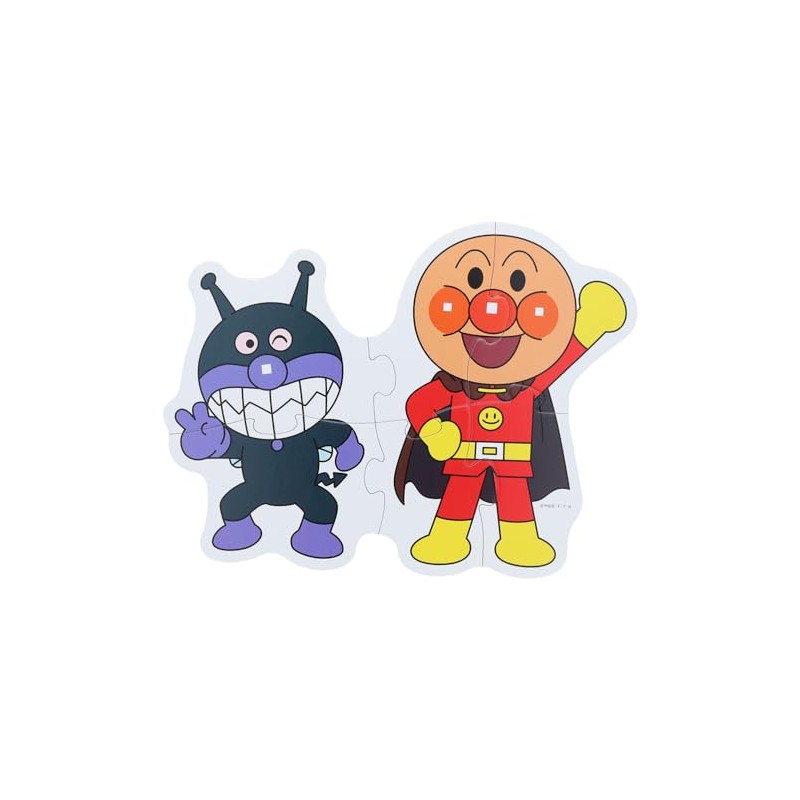 Sunstar Stationery Anpanman 5280009D First Jigsaw Puzzle Step 2 Murasaki