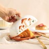 Bicuzat Ceramic Butter Dish with Lid Butter Keeper Butter Plate