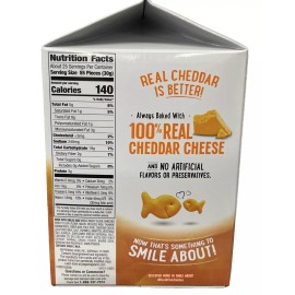 Pepperidge Farm Whole Grain Cheddar Goldfish Baked Snack Crackers 27.3oz Big Box
