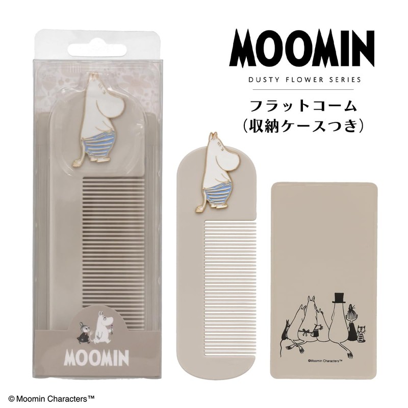 Shobido MN24485 Moomin Dusty Flower Series Comb