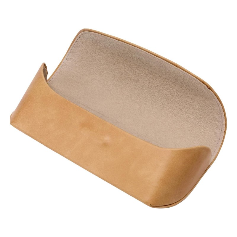 テーシーケース メガネケース おしゃれ レザー 革製 セミハード ケース マグネット式 アルミ ポリウレタン