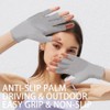 Guantes sin dedos para mujeres con protección UV UPF 50+,