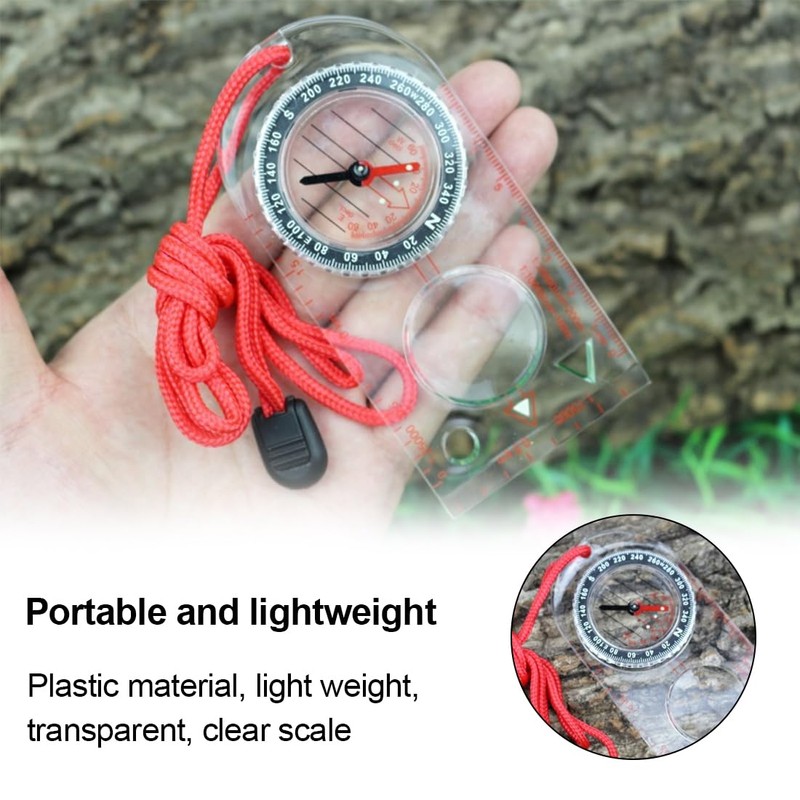 Tadipri Outdoor Compass for Hiking with Adjustable Tilt for Expedition