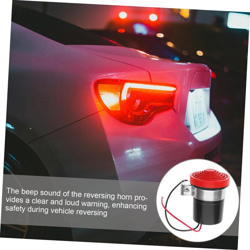 ULTECHNOVO 12v Car Horn Warning Backup Alarm Electric Buzzers Horn