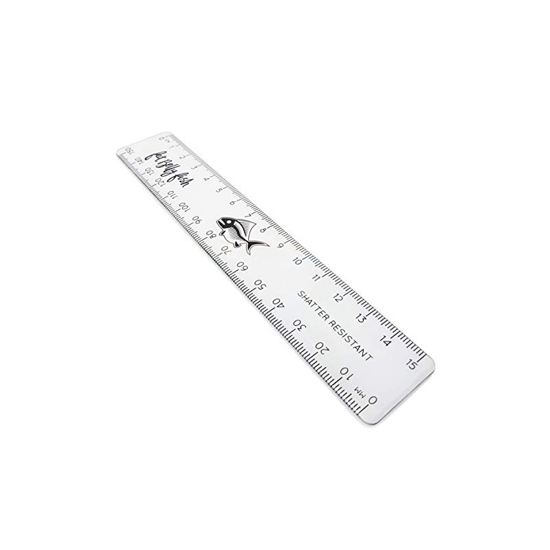 Transparent Metric Rulers 15cm - 150mm Shatterproof Plastic Clear Rulers
