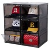 Attelite Hat Organizer for Baseball Caps, set of 6, Stackable