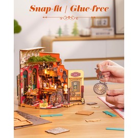 Rolife DIY Miniature House Kit - Model Kit Dolls House Cheers Bar for Teens Adults, 3D Puzzle Mini House Building Kit Book Nook Craft Kit