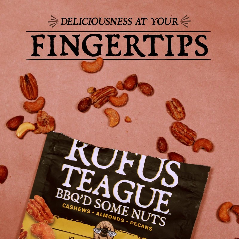 Rufus Teague - BBQ Honey Roasted Mixed Nuts - 9