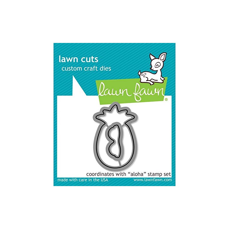 Lawn Fawn - Aloha - Pineapple Stamp and Die Set