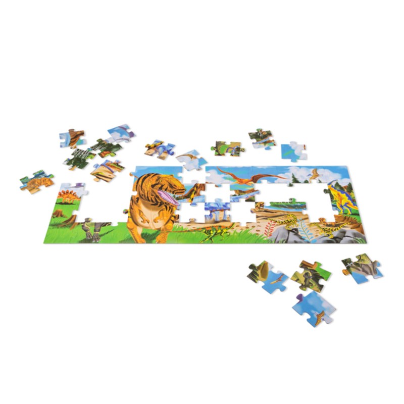 Melissa & Doug Land of Dinosaurs Floor Puzzle, 48 pc