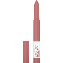 Maybelline Labial superstay ink crayon spiced edition, on the grind 105, maybelline new york
