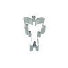Kitchen Craft KC3515 Metal Cookie Cutter-Medium 8.5cm Fairy Design, Silver