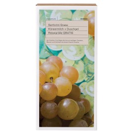 KORRES The SANTORINI GRAPE Surprise Set, 2-teilig, Duschgel (40ml) & Körpermilch (200ml), vegan, für feuchtigkeitsspendende Pflege