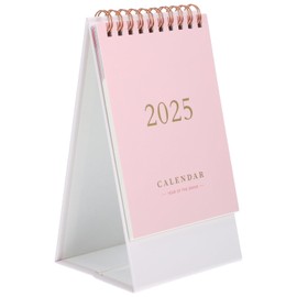 NUOBESTY Mini Desk Calendar Standing Flip Calendar 2024-2025 Pocket Calendar 18 Month Calendar Schedule Planner Calendar for Office School 2024.07-2025.12