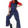 Under NY Sky Pottery Blue Apron – Full Coverage Cross-Back,