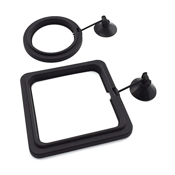 Aifeier ET Fish Feeding Ring, Aquarium Floating Food Feeder Round
